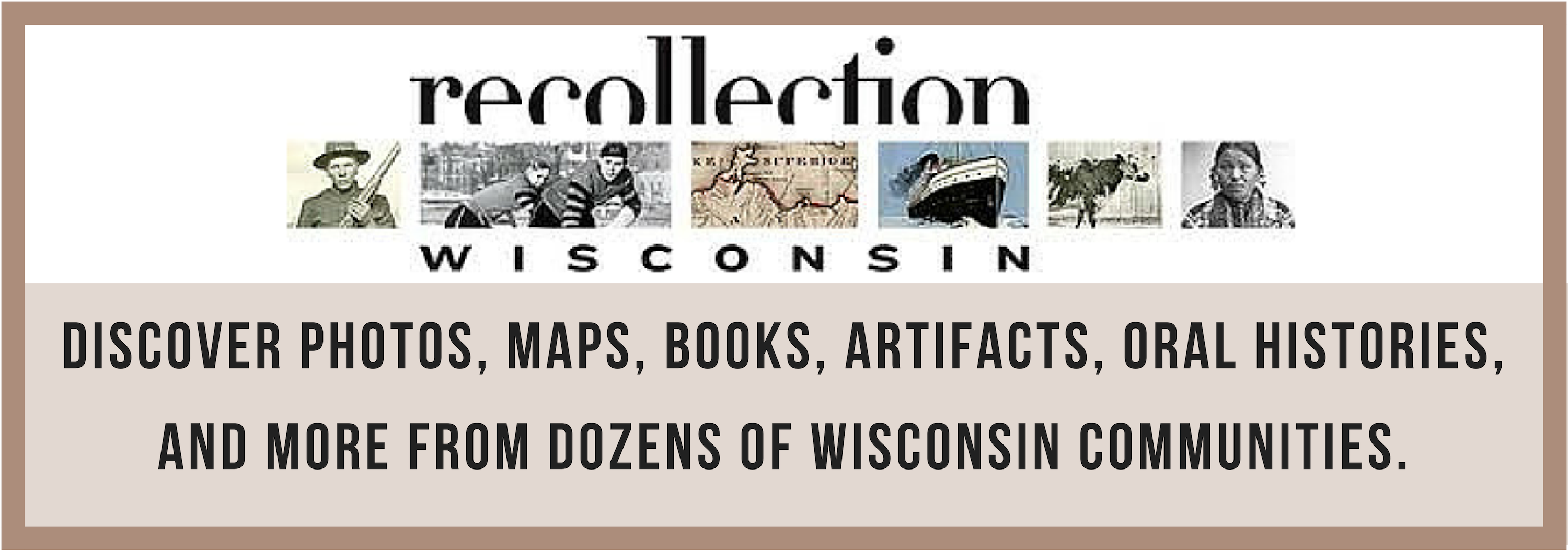 Recollection Wisconsin logo and tagline